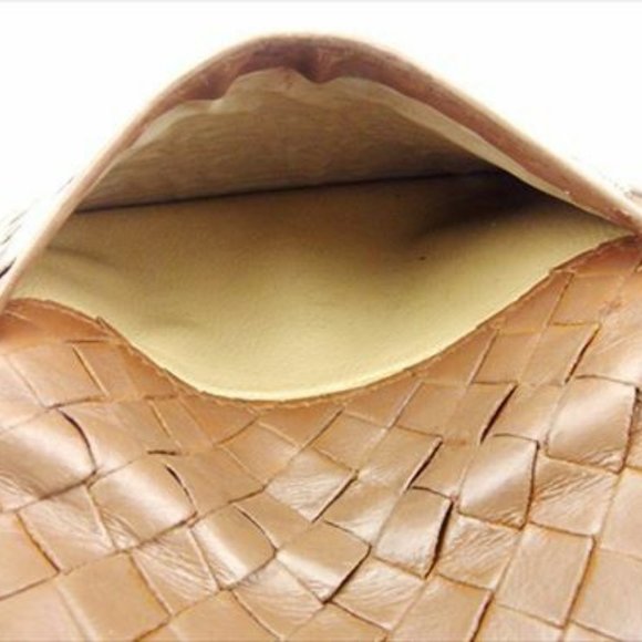 Bottega Veneta Card Case Intrecciato Brown Woman unisex Authentic Used - Picture 4 of 8